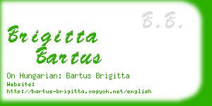 brigitta bartus business card